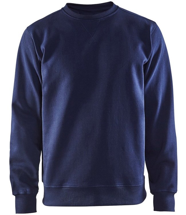 Blaklader 3364 Werksweater Ronde Hals Marineblauw