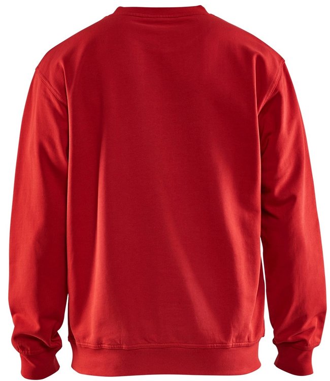 Blaklader 3340 Werksweater Ronde Hals Rood