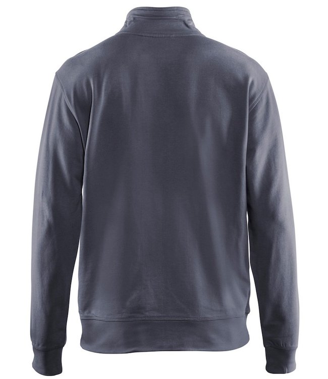 Blaklader 3371 Werksweater Met Rits Grijs
