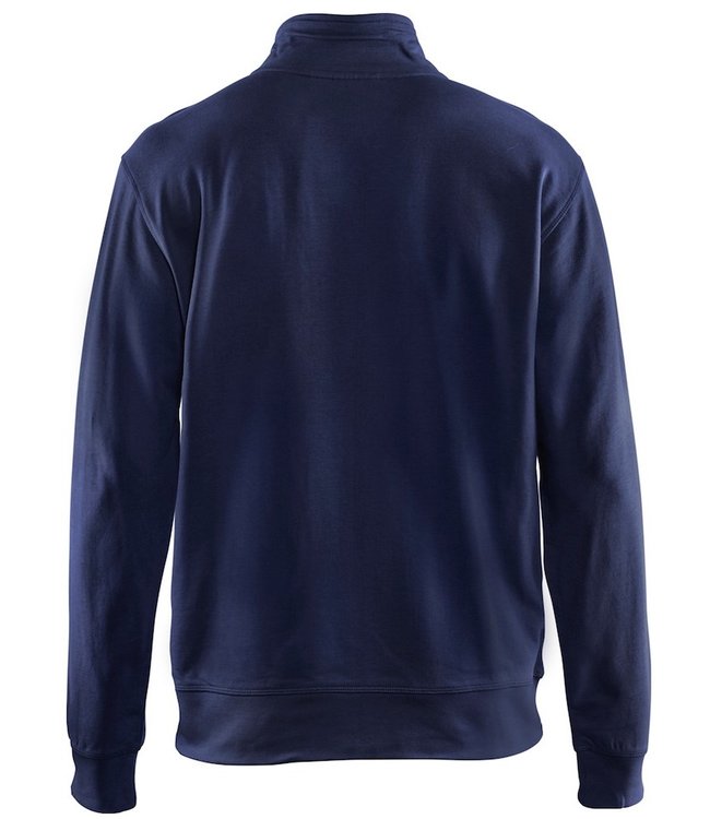 Blaklader 3371 Werksweater Met Rits Marineblauw