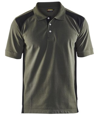 Blaklader Blaklader 3324 Werkpolo Army Groen/Zwart