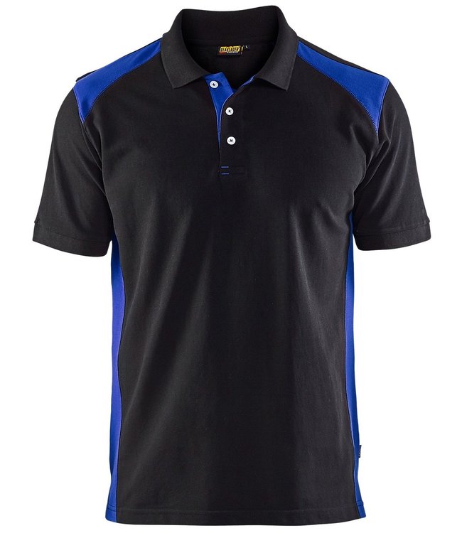 Blaklader 3324 Werkpolo Zwart/Korenblauw