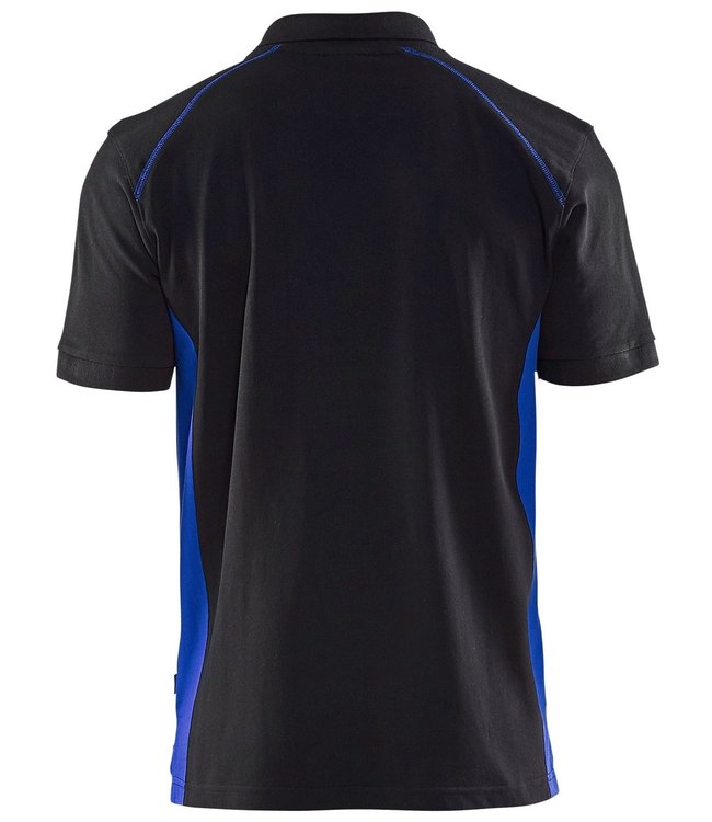 Blaklader 3324 Werkpolo Zwart/Korenblauw