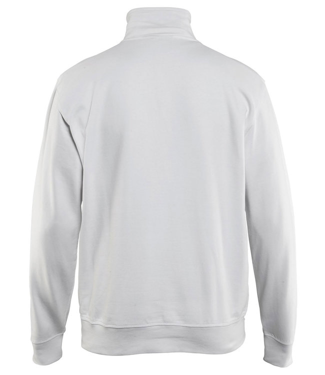 Blaklader 3369 Werksweater Korte Rits Wit