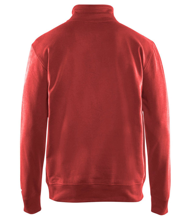 Blaklader 3369 Werksweater Korte Rits Rood
