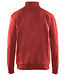 Blaklader 3369 Werksweater Korte Rits Rood