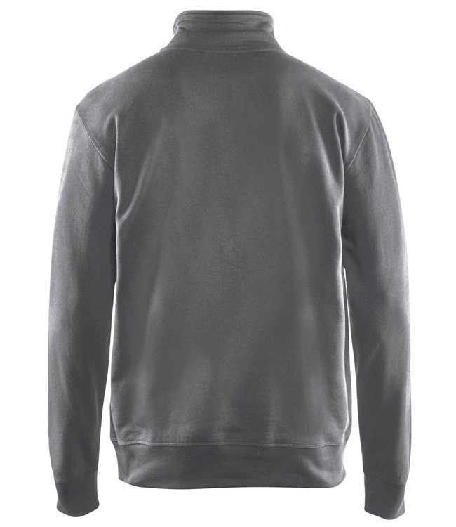 Blaklader 3369 Werksweater Korte Rits Grijs