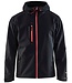 Blaklader 4949 Softshell Werkjas Zwart/Rood