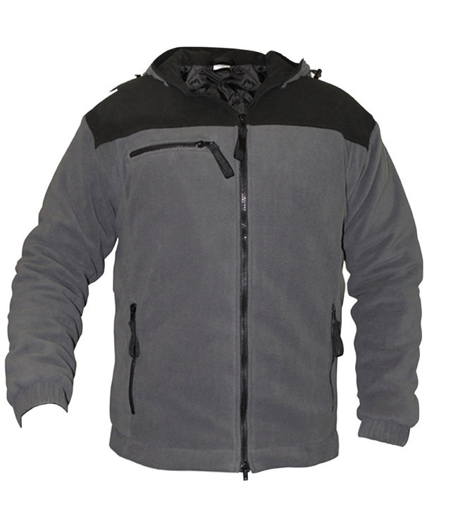 Basicline Moscou Fleece Werkjas Gevoerd Grijs/Zwart