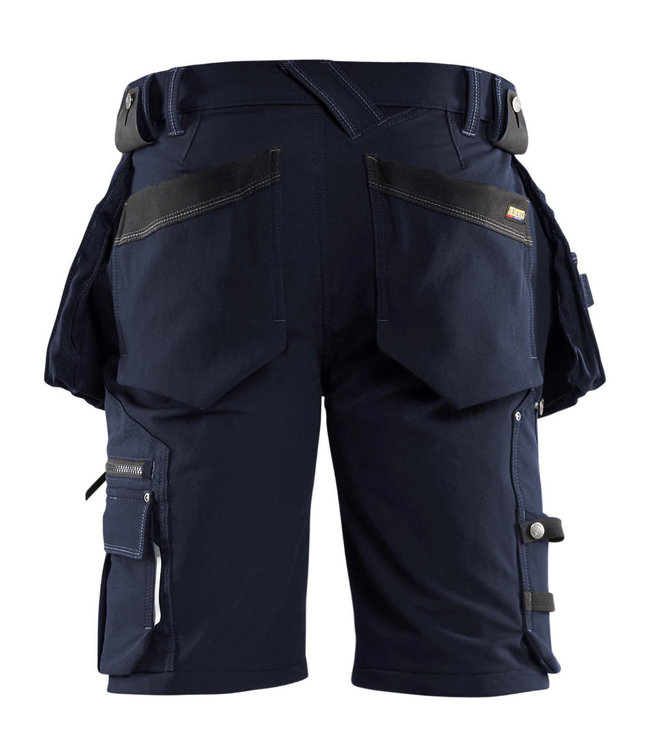 Blaklader 1988 Korte Werkbroek 4-weg Stretch X1900 Donkerblauw/Zwart