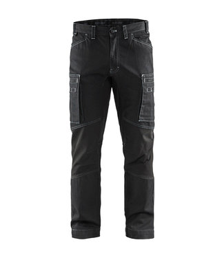 Blaklader Blaklader 1459 Werkbroek Stretch Cordura Denim Zwart