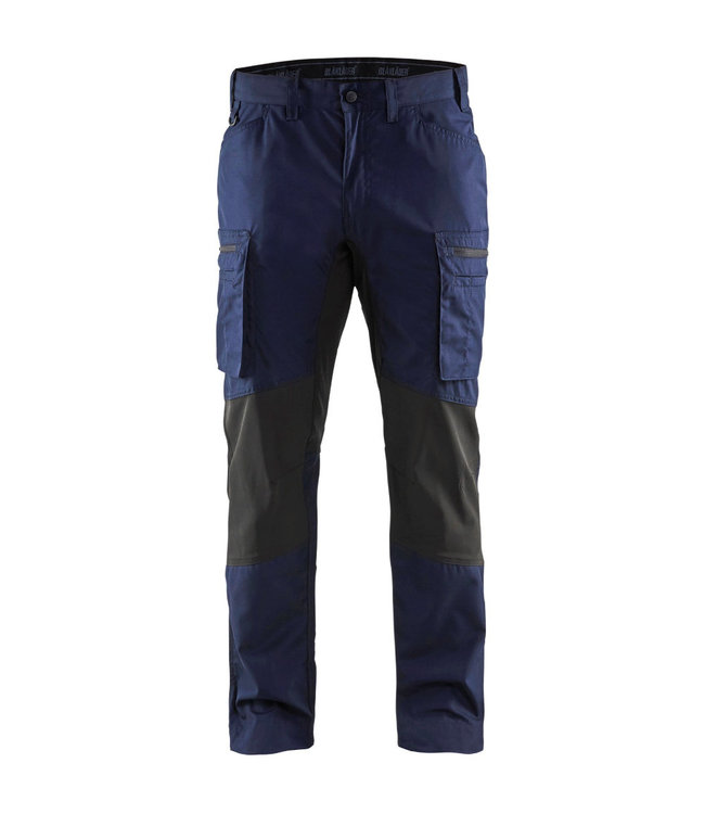 Blaklader 1459 Service Werkbroek Stretch Marineblauw/Zwart