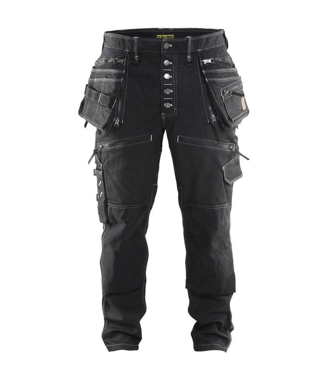 Blaklader 1999 Werkbroek Baggy Denim Stretch Zwart