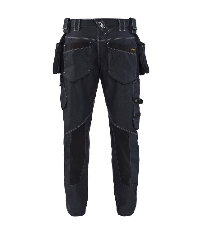 Blaklader 1990 Werkbroek Denim Stretch Marineblauw/Zwart