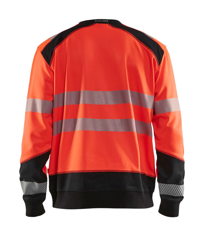Blaklader 3541 Reflecterende Werksweater Rood/Zwart