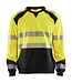 Blaklader 3541 Reflecterende Werksweater Geel/Zwart