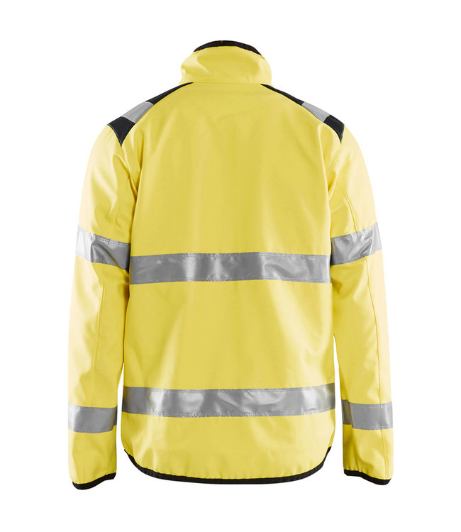 Blaklader 4877 Reflecterende Softshell Werkjas Geel/Zwart