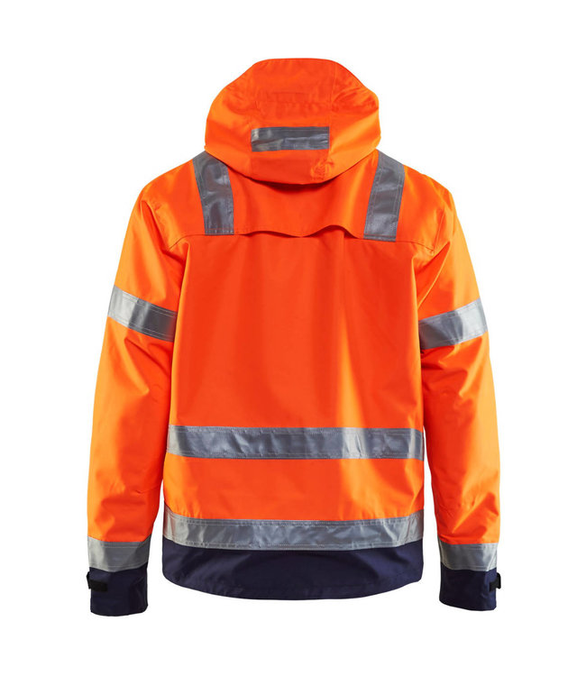 Blaklader 4837 Reflecterende Functionele Werkjas Klasse 3 Oranje/Marineblauw