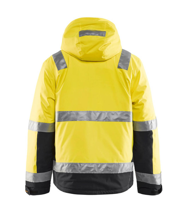 Blaklader 4870 Reflecterende Winter Werkjas Klasse 3 Geel/Zwart