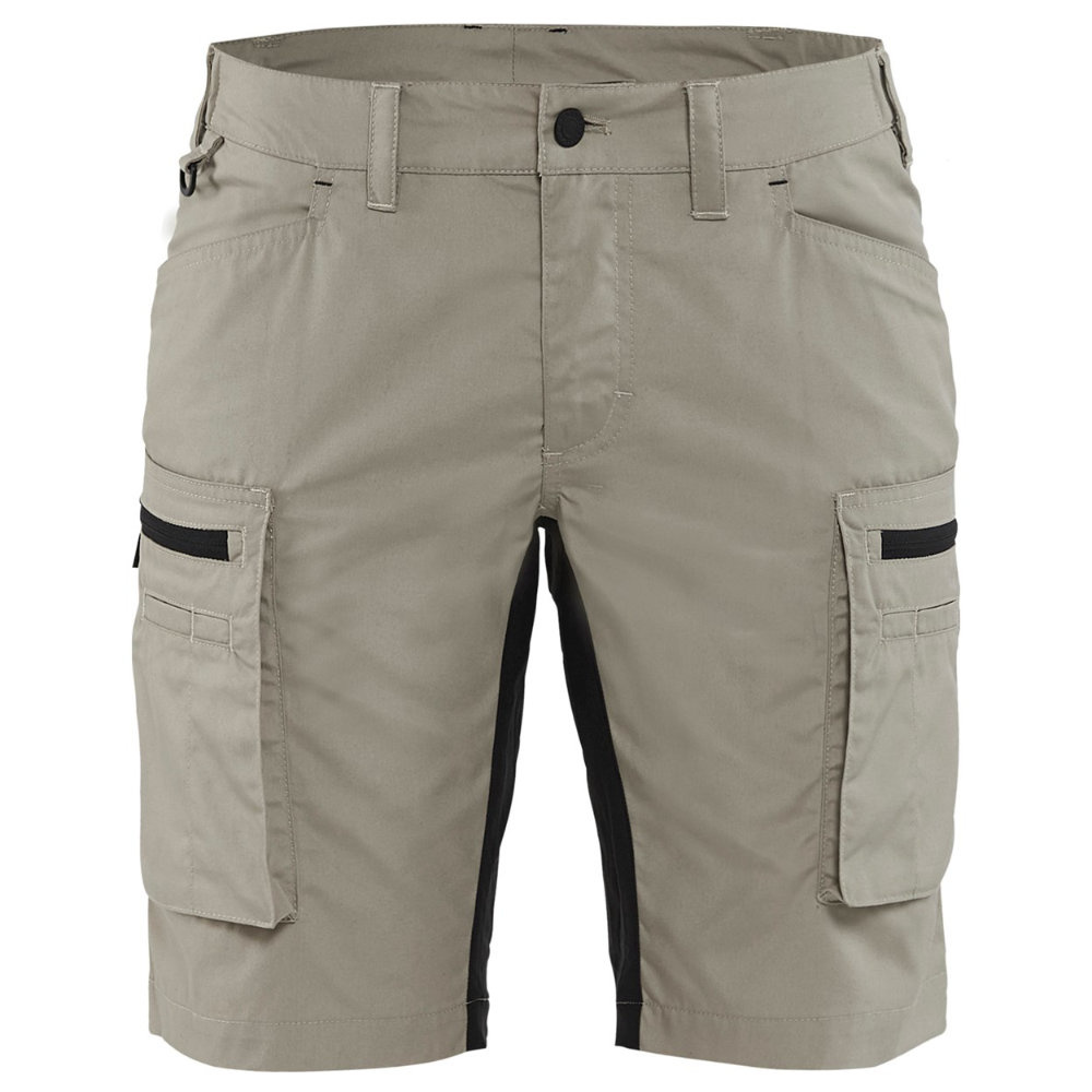 Blaklader 7149 Dames Korte Werkbroek Stone Zwart Bedrijfskledingonline