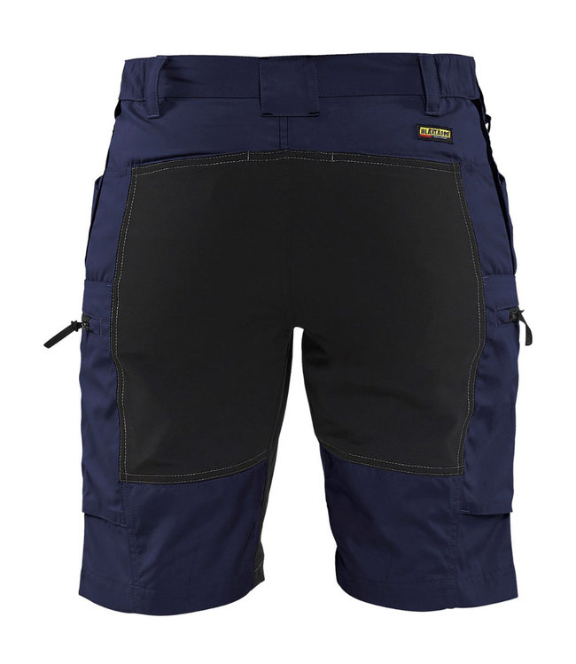 Blaklader 7149 Dames Korte Werkbroek Marineblauw/Zwart