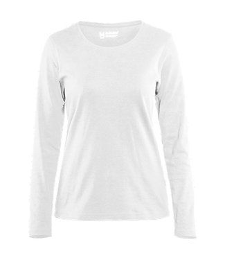 Blaklader Blaklader 3301 Dames T-Shirt Lange Mouw Wit