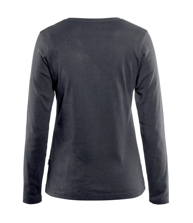 Blaklader 3301 Dames T-Shirt Lange Mouw Donkergrijs
