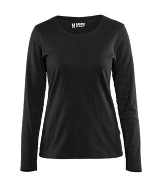 Blaklader Blaklader 3301 Dames T-Shirt Lange Mouw Zwart