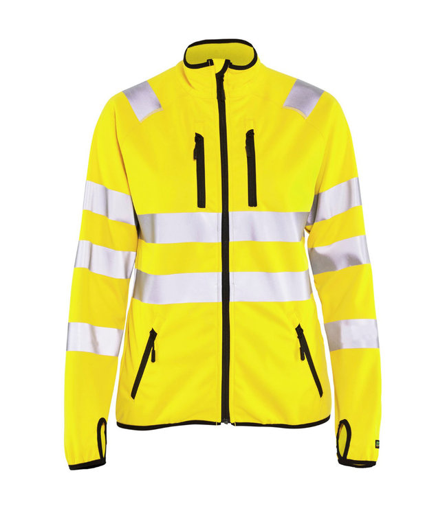 Blaklader 4926 Dames Reflecterende Softshell Werktrui Geel