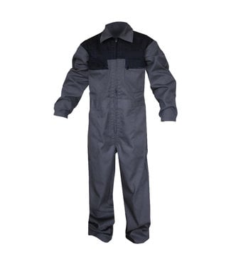 Basicline Basicline Sedan Kinderoverall Grijs/Zwart