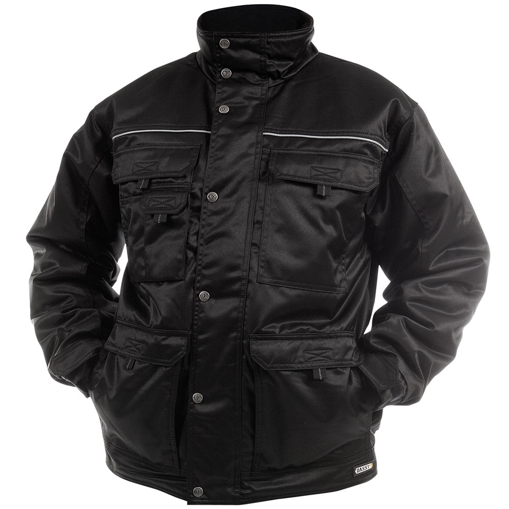 Generisch Heren winterjas, werkjas winter heren gevoerd, flanellen hemd winter zwart met ritssluiting, vierkante zak zonder capuchon bevestiging katoen jas top outdoor waterdicht heren, oranje, M