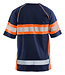 Blaklader 3337 Reflecterend T-shirt Marineblauw/Oranje