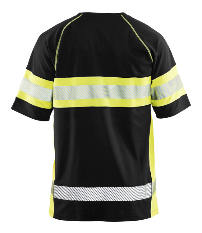 Blaklader 3337 Reflecterend T-shirt Zwart/Geel