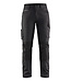 Blaklader 7195 Dames Werkbroek Stretch Zwart/Donkergrijs