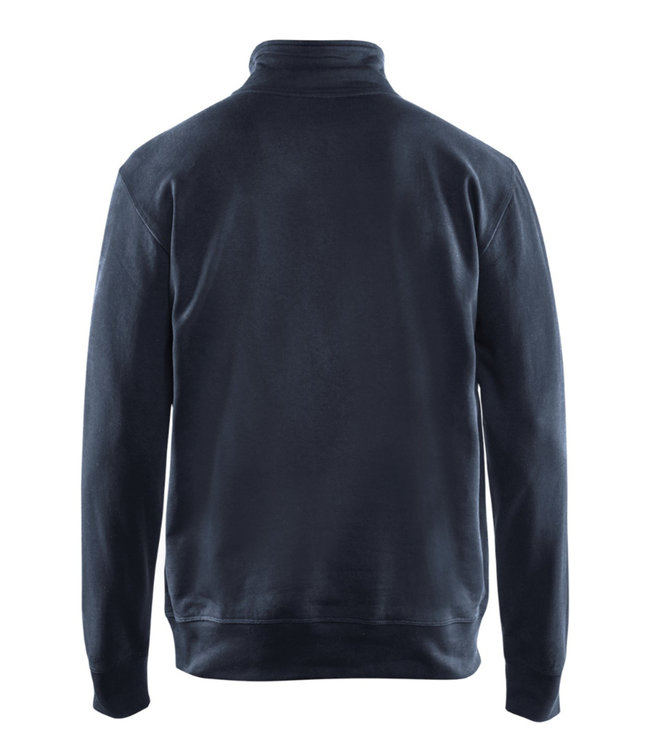 Blaklader 3371 Werksweater Met Rits Donkerblauw