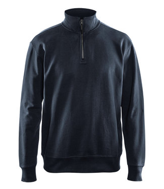 Blaklader Blaklader 3369 Werksweater Korte Rits Donkerblauw