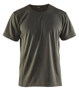 Blaklader Blaklader 3323 T-shirt UV-Bescherming Army Groen