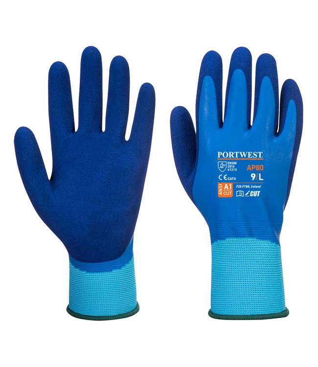 Latex Aqua Handschoenen Blauw