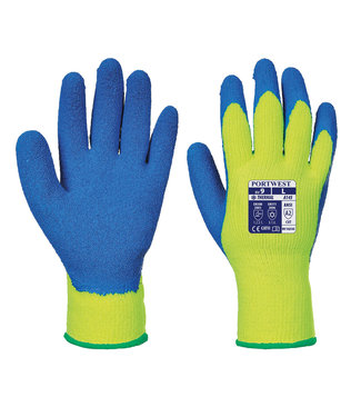 Portwest Latex Thermo Handschoenen Geel