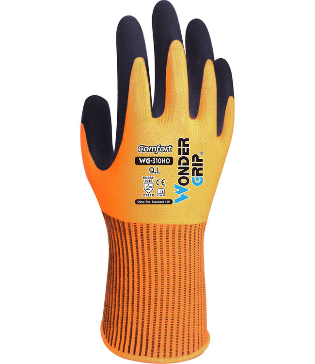 Wonder Grip Comfort Handschoenen Oranje