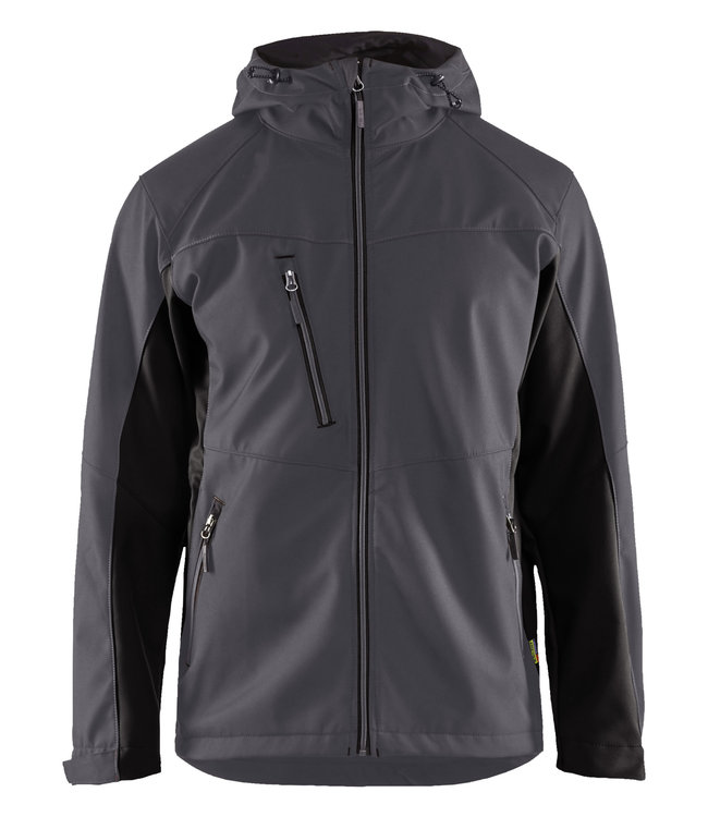 Blaklader 4753 Softshell Werkjas Grijs/Zwart