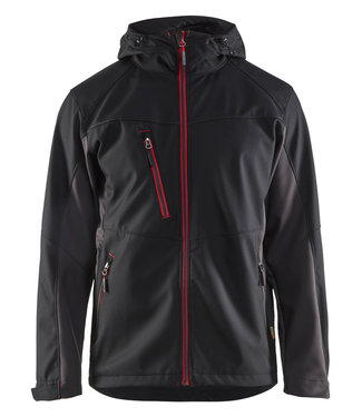 Blaklader Blaklader 4753 Softshell Werkjas Zwart/Rood