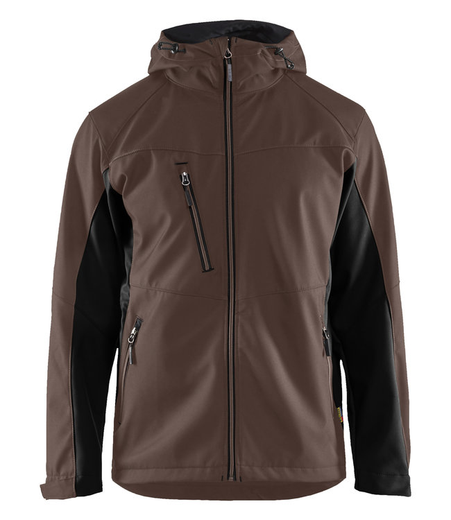 Blaklader 4753 Softshell Werkjas Bruin/Zwart