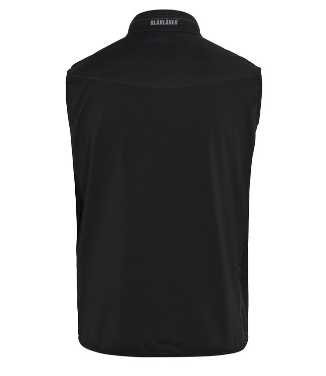 Blaklader 3850 Softshell Bodywarmer Zwart/Geel