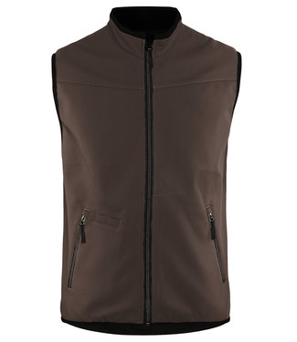 Blaklader Blaklader 3850 Softshell Bodywarmer Bruin/Zwart