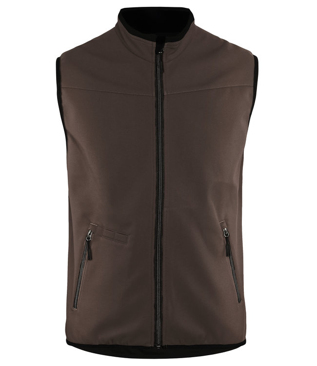 Blaklader 3850 Softshell Bodywarmer Bruin/Zwart