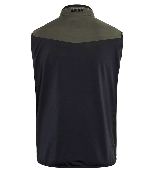 Blaklader 3850 Softshell Bodywarmer Groen/Zwart
