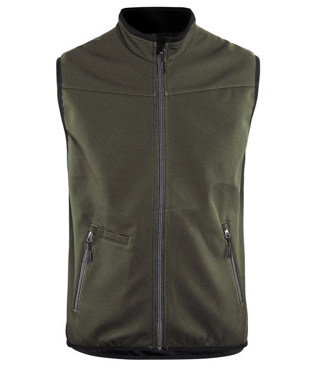 Blaklader 3850 Softshell Bodywarmer Groen/Zwart