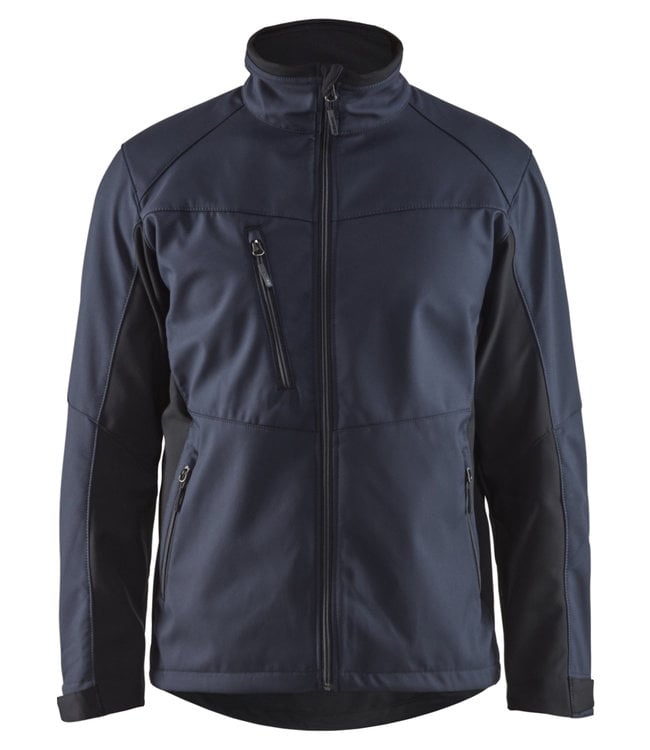 Blaklader 4950 Softshell Werkjas Donkerblauw/Zwart