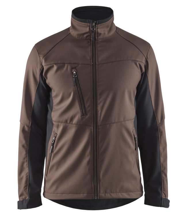 Blaklader 4950 Softshell Werkjas Bruin/Zwart